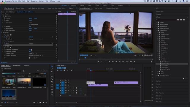EASIEST Luma Fade Transition | Adobe Premiere Pro CC Tutorial (How To)