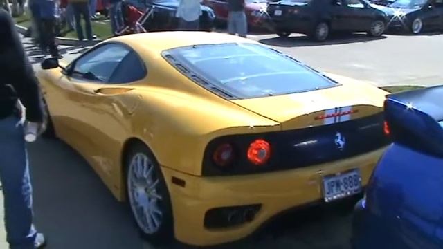Ferrari 360 Challenge Stradale Start up and Idle смотреть онлайн