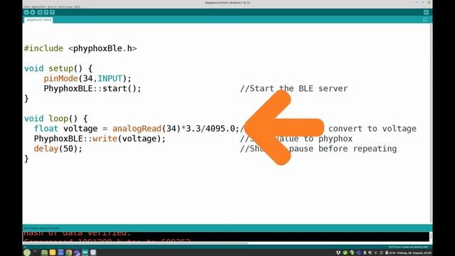 phyphox BLE Arduino library: Plot your data on your phone! смотреть онлайн