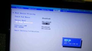 Приоритет загрузки на ноутбуках Samsung