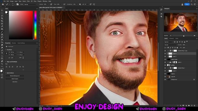 How To Make GLOW Effect Photoshop Tutorial 2023