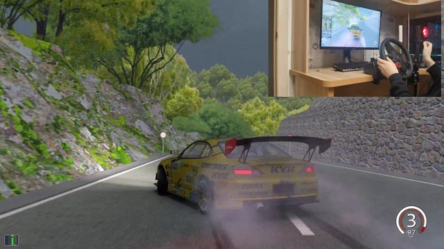 NGK Silvia s15 first run assetto corsa drift смотреть онлайн