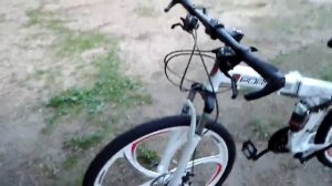 Обзор горного велосипеда на литых дисках складная рама 26 колёса