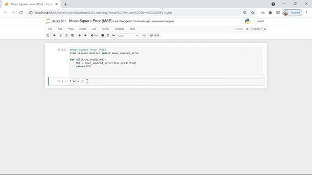 Mean Square Error In Python | MSE | CodingFacts смотреть онлайн