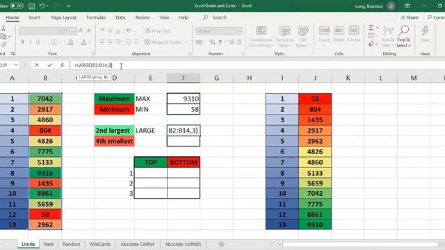 MS Excel | Max, Min, Large and Small functions смотреть онлайн