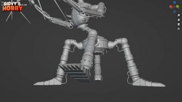 Prototype 1006 Concept Art from Drawing to Sculpture