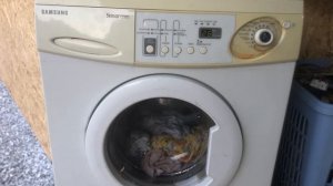 Стирка полотенец/Samsung F813J/Baby режим/Пелёнки 60,800