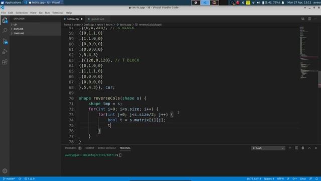 Let's Make Tetris Pt. 1 - C++ SDL2 смотреть онлайн