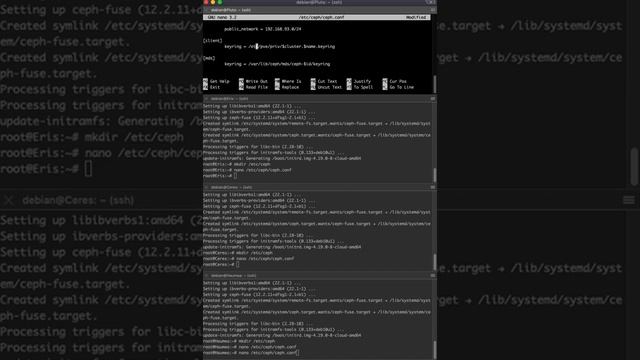 Mount Cephfs client with ceph-fuse on debian смотреть онлайн