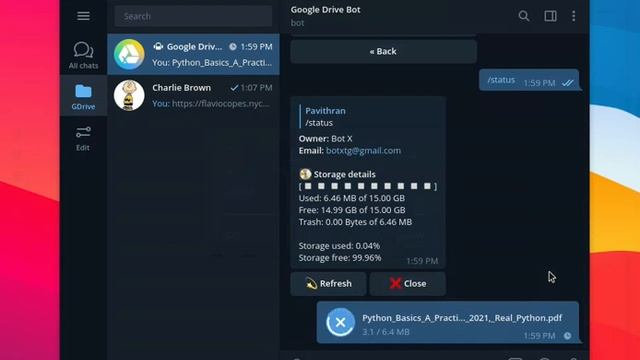 Remotely Upload Files or URL to Google Drive from Telegram смотреть онлайн
