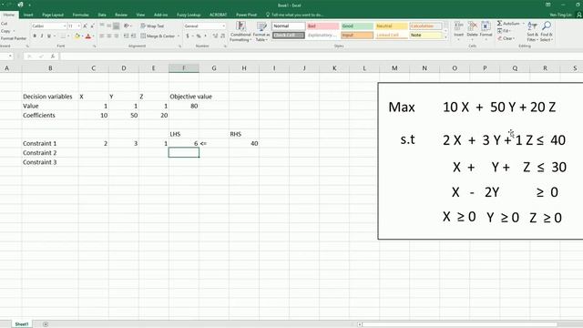 Solving linear programming problems with Excel Solver смотреть онлайн
