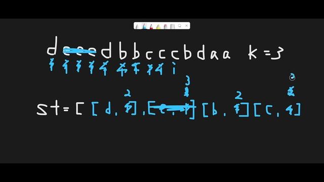 Remove All Adjacent Duplicates in String II - LeetCode #1209 with Python, JavaScript, Java and C++ смотреть онлайн