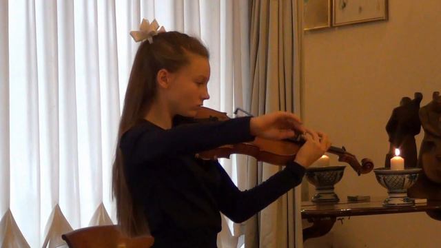 Венявский Скерцо-тарантелла, скрипачка Катерина Попова смотреть онлайн