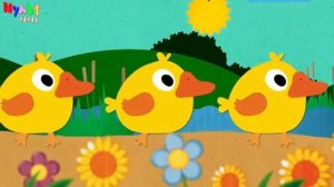 Пять маленьких утят   Детские песни   Мультик считалочка для детей