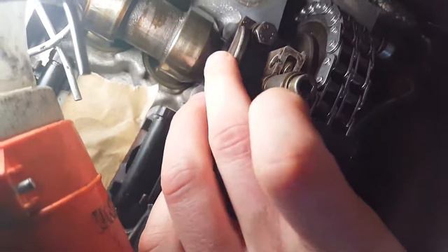 Установка распредвалов по меткам на W140 S500