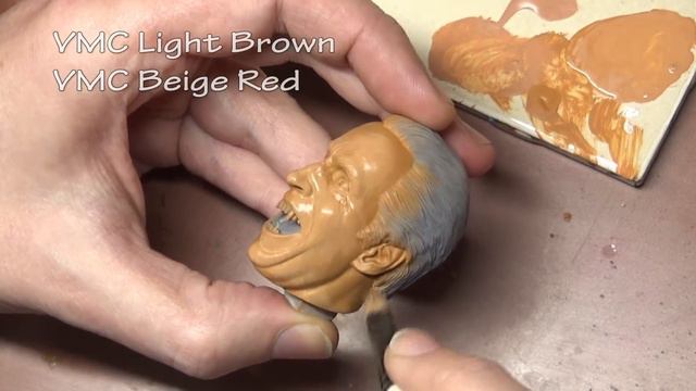 Painting Christopher Lee As Dracula Part 1
