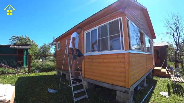 Остекление веранды алюминиевым профилем Provedal смотреть онлайн