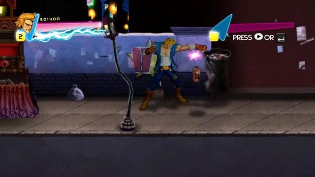 Прохождение Double Dragon: Neon - Mission 1. Main street смотреть онлайн