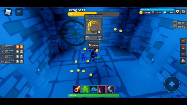 ROBLOX || Dungeon fall: Game clicker vs downloaded clicker, interesting result ? смотреть онлайн