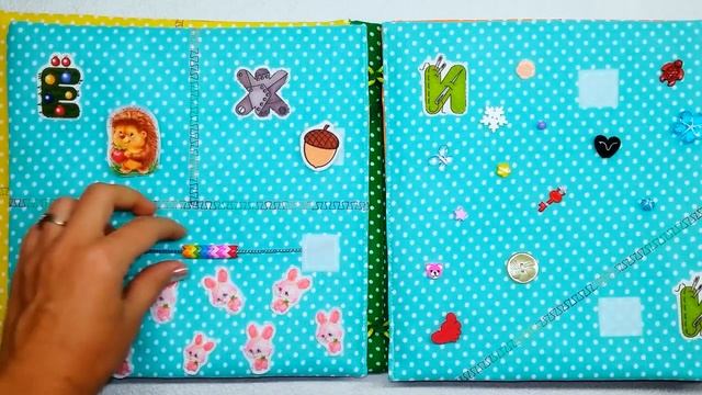 ИНТЕРАКТИВНАЯ АЗБУКА С НАКЛЕЙКАМИ #развивающаякнижка смотреть онлайн