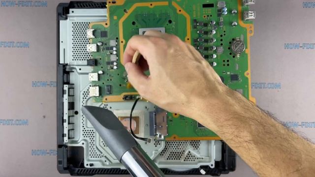 PS4 Pro how to take apart, clean fan and replace thermal paste смотреть онлайн