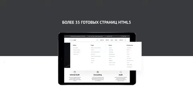 EasyAudit - HTML шаблон для сайта консалтинговой компании #61349 смотреть онлайн