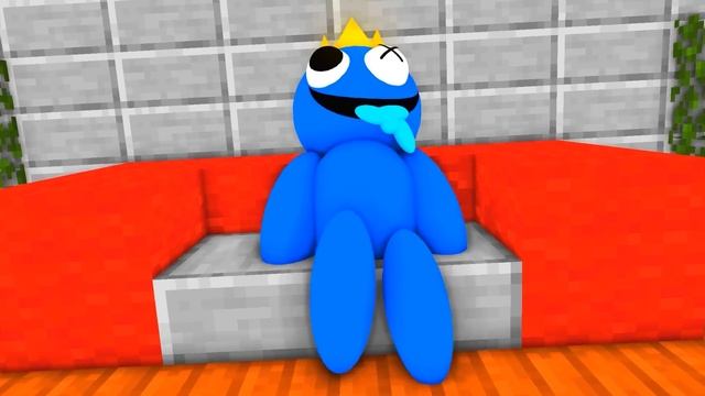 Rainbow Friends : Pink, Yellow vs Blue, Green and Purple - Meme Roblox Animation Chapter 2 Minecraf смотреть онлайн