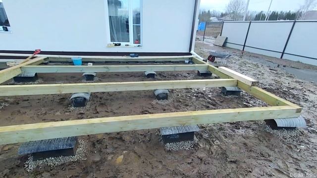 Как построить беседку своими руками одному Часть 2 Обвязка смотреть онлайн