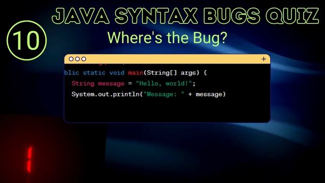 Test Your Skills: Find the Java Bugs Quiz | Identify 20 Sneaky Code Glitches! смотреть онлайн
