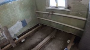 #10 Монтируем новые полы на лагах