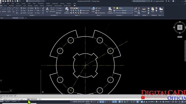 AutoCAD Mechanical Tutorial For Beginner | AutoCAD Tutorial for Mechanical Engineering| Digital CAD смотреть онлайн