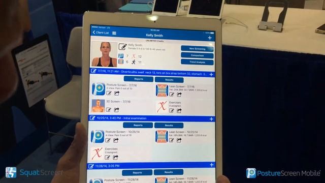 SquatScreen Comparison Demo (upgrade within PostureScreen) смотреть онлайн