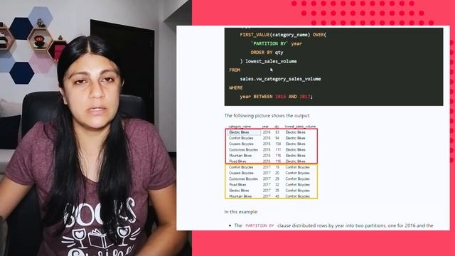 SQL - Window Functions - First Value смотреть онлайн