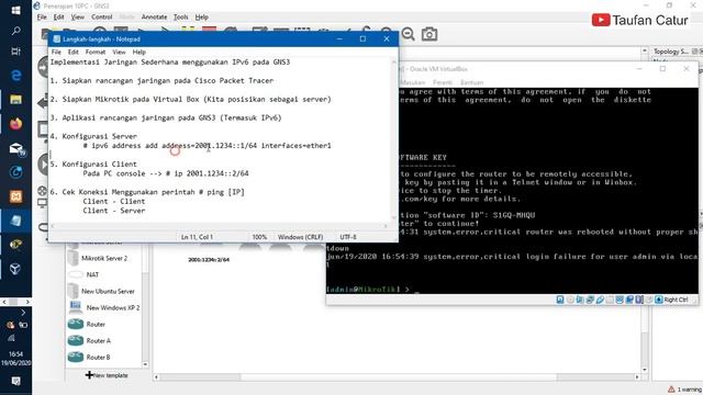 Simple Network using IPv6 on GNS3 смотреть онлайн