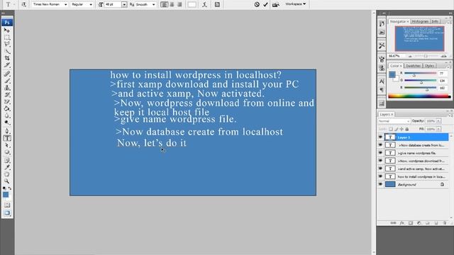 how to install wordpress in localhost смотреть онлайн