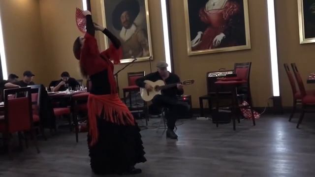 Honey Sturdy Flamenco Guajiras. David Matyas Flamenco guitar. The Boulevard Cafe 01/20 смотреть онлайн