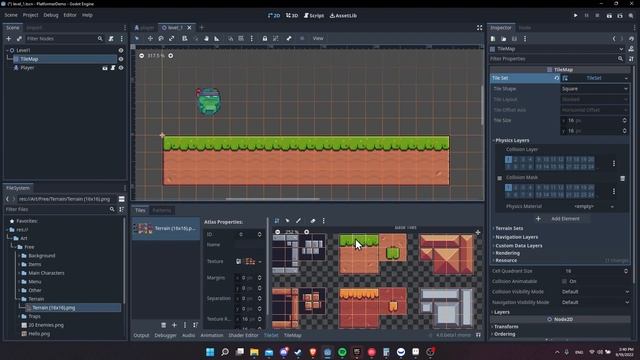 Platformer Game Quick Start Guide for Godot 4 Beta смотреть онлайн