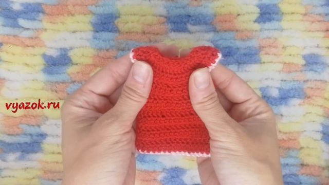 Платье, шляпка и ботиночки для куклы крючком: как связать новичку на примере миниамигас смотреть онлайн