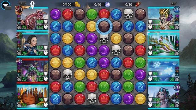 Gems of War Guild Wars Red Day! CenturaZuul team gameplay guide and best strategy! смотреть онлайн