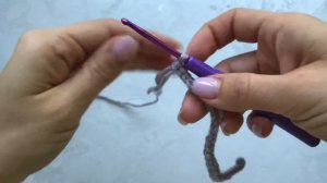 Шнур I-cord супер быстро! Полый шнур крючком, очень простой способ. Вязальный лайфхак.