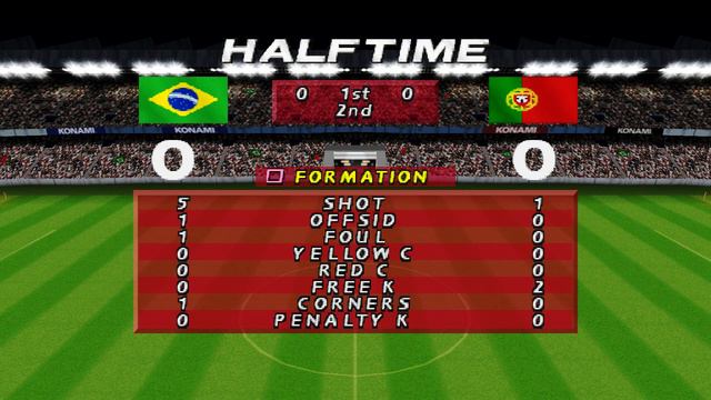 Winning Eleven 2002: FIFA World Cup Qatar 2022 (PS1) WC #4 Brasil x Portugal | Oitavas de Final смотреть онлайн