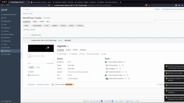 5 Minuten - WordPress Management mit Plesk und dem WP Toolkit смотреть онлайн
