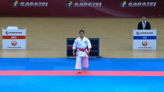 Kiyou Shimizu (JPN) vs Sakura Kokumai (USA) Female kata | Karate 1 Baku Bronze medal match смотреть онлайн