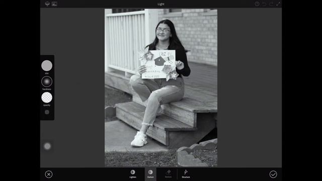 Senior "Porch"Trait Edits using Photoshop Fix on iPad смотреть онлайн