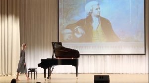 Александра Обухова /В. А. Моцарт / Соната ре-минор