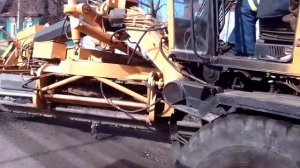 Работа автогрейдера ДЗ-122,7Б