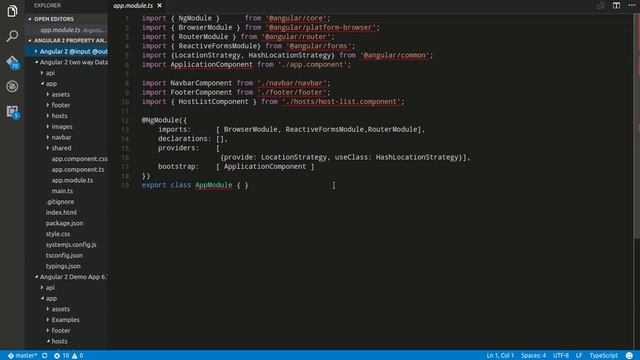 Angular 2.0 Two Way Data Binding Demo Application смотреть онлайн