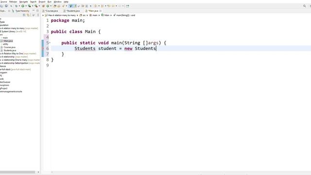 oops Has A relation many to many src main Main java Eclipse IDE 2023 02 14 14 26 30 смотреть онлайн