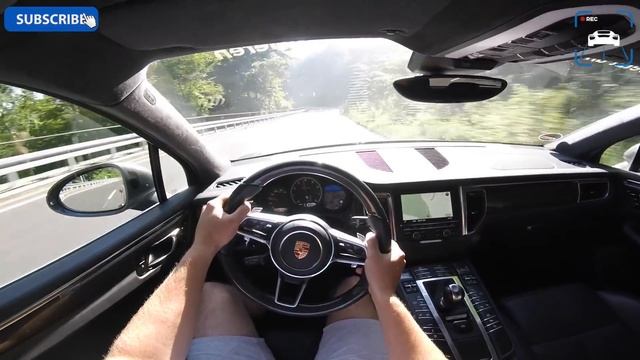 Porsche Macan Turbo RACECHIP vs Range Rover Sport SVR | Acceleration & POV смотреть онлайн