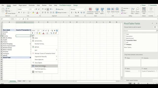 Track Expenses by CATEGORY in Excel | SYNC with bank for FREE #3 смотреть онлайн